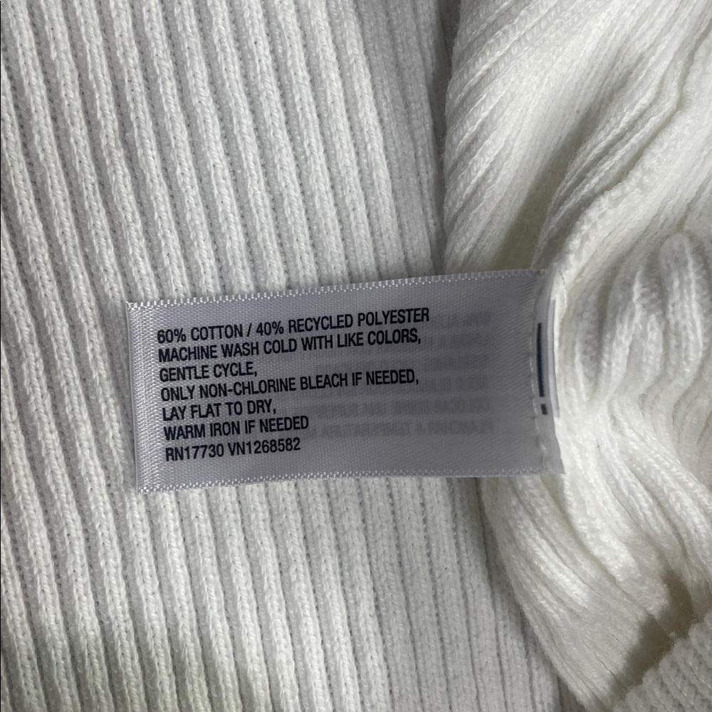 Ava & Viv Rib Knit White A-Line Midi Skirt Pull On Stretch Var Sizes | NWT - Picture 5 of 8